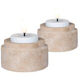 House Nordic Kamniti svečniki v kompletu za čajno svečko 2 ks – | Shoptok.si
