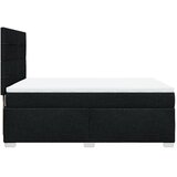  Krevet s oprugama i madracem crni 140 x 190 cm od tkanine | shoptok.hr