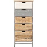 vidaXL Predalnik 45x30x105 cm trden mangov les | Shoptok.si