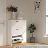 MID.YOU OMARA ZA ČEVLJE bela, medeni hrast | Shoptok.si