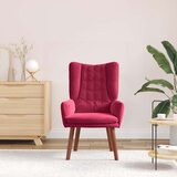  Fotelja Vinska crvena 63 x 67 x 94 cm Baršun | shoptok.hr