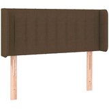  LED uzglavlje tamnosmeđe 93x16x78/88 cm od tkanine | shoptok.hr