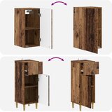  Set kupaonskih ormara od 4 dijela ARNHEM Staro drvo | shoptok.hr