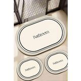  Farbelle - Ecru Ecru Bathmat Set (3 Pieces) | ePonuda.com