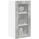 vidaXL viseći ormarić zidne riga 2 pcs betonski sivi 40 x 31 x 80 cm | shoptok.hr