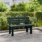  Vrtna klupa zelena 110 x 52 x 71 cm od polipropilena | Eponuda.ba