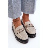 S. BARSKI Women's Leather Platform Loafers with Chain Detail S.Barski | shoptok.hr