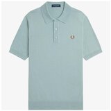 Fred Perry Majice & Polo majice COTTON KITTED SHIRT Modra | Shoptok.si