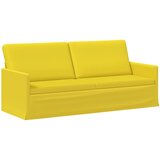 SOFA za 3 osobe Svijetlo žuta 190 x 81 x 82 cm Tkanina | shoptok.hr