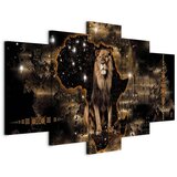 Artgeist Slika Na Platnu Golden Lion Cene