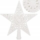  Božićni ukras zvijezda bijela 19,5 × 20,5 cm | shoptok.hr