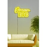 WALLXPERT dekorativna plastična led rasveta dream big yellow | ePonuda.com