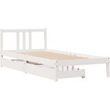 Okvir kreveta bez madraca bijeli 90 x 200 cm masivna borovina | shoptok.hr