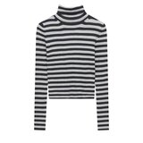 Pull&Bear Pulover svetlo siva / črna | Shoptok.si