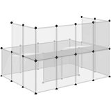  Kavez za male životinje prozirni 143 x 107 x 93 cm PP i čelik | shoptok.hr