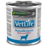 Vet Life hypoallergenic duck&potato 6x300g Cene