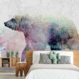  Samoljepljiva foto tapeta - Lonely Bear 245x175 Cijene
