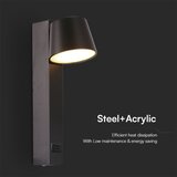  LED zidna spot svetiljka sa USB portom LED/8W/230V 3000K | Eponuda.com