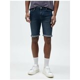 Koton shorts - navy blue - normal waist Cene