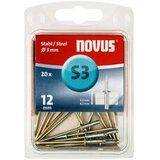 Novus pop nitne čelične S3 x 12mm 20kom | ePonuda.com