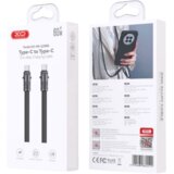 XO USB kabal NBQ288B Type C – Type C 60W Lanyard-uzica Black | Eponuda.ba