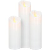  LED svijeća Springos® 17,5 × 5 cm - Toplo Žuta | shoptok.hr