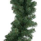 Božićni vijenci Zelena 270 cm PVC - Zelena bez LED svjetala | shoptok.hr