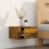  Zidni noćni ormarić boja dimljenog hrasta 50x36x25 cm | Eponuda.com