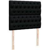 vidaXL Otomanski okvir kreveta s madracem crni 120x200cm od tkanine | shoptok.hr