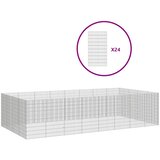  Ograda za životinje sa 24 ploča 54x100 cm od pocinčanog željeza | Eponuda.com