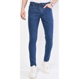 True Rise Kavbojke slim 134406360 Modra Cene