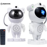 Manta MDL031W astro projektor z zvočnikom, 2v1, zvezdno nebo, 9 načinov projekcije, bluetooth, časovnik, 360° vrtenje, +daljinec, bel, (21576956) | Shoptok.si