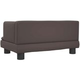  Dječja fotelja smeđa 60 x 40 x 30 cm od umjetne kože | shoptok.hr