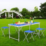 Smania CampMate™ sklopivi aluminijumski kamping sto sa 4 stolice | Eponuda.com