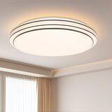 Nettlife LED stropna svetilka za spalnico - premer 27 cm, zvezdnato nebo, 12 W, toplo bela, moderna okrogla svetilka za dnevno sobo, hodnik, kuhinjo, (22111243) | Shoptok.si