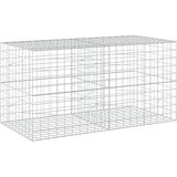  Gabion s žicom debljine 5 mm i mrežom 10x10 cm 200x100x100 cm | shoptok.hr