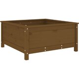 Maison Chic Vrtno cvetlično korito - Cvetlični Lonec medeno rjavo 82,5x82,5x39 cm borovina, (21788975) Cene