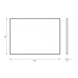 Copen Ogledalo CONCEPT 1000x700 silver ram (C-06-06SR) | ePonuda.com