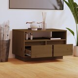 Ormarić za knjige boja meda 60 x 35 x 37 cm od masivne borovine | Eponuda.com