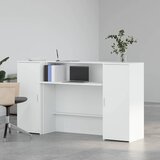  Recepcijski stol Bijeli 180x50x103,5 cm Inženirsko drvo | shoptok.hr
