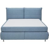 Dieter Knoll POSTELJA BOXSPRING 180 cm x 200 cm , tekstil modra | Shoptok.si