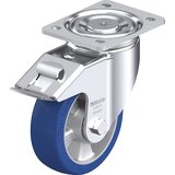 Blickle Vrtljivo kolo iz jeklene pločevine BK-ALBS-FI, kolo s Ø 150 mm, nosilnost 500 kg, mere ploščice 140 x 110 mm | Shoptok.si