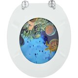  WC daska Duboko plava 44 x 38 cm MDF ploča | shoptok.hr