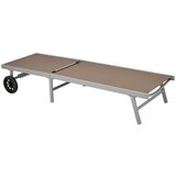 Gardenson Vrtni Ležalnik Tessin, Rjavosiva | Shoptok.si