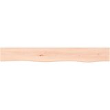  Stenska polica 80x10x2 cm neobdelana trdna hrastovina, (20810821) | Shoptok.si
