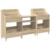  Set medijskih polica 3 kom. Hrast sonoma 212 x 46 x 112 cm Slike