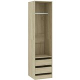 The Living Store Garderobna omara s predali sonoma hrast 50x50x200 cm iverna pl. - Garderobna Omara, (21419694) | Shoptok.si