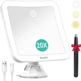 LED povečevalno ogledalo 20x s priseskom