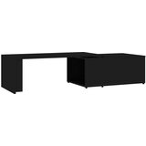  Stolić za kavu crni 150 x 50 x 35 cm od iverice | shoptok.hr