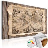  Slika na plutenoj podlozi - Map of the Past [Cork Map] 60x40 Cijene